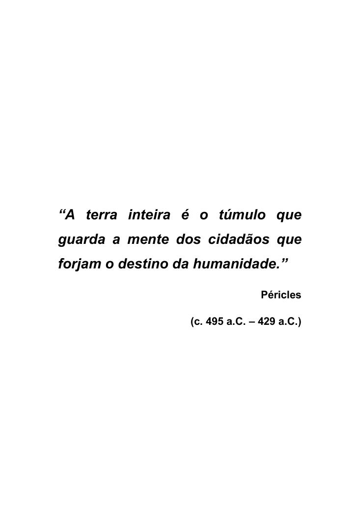 Epígrafe de Péricles